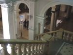 Treppenaufgang zum Veranstaltungssaal im Neuen Schloss in Stuttgart