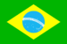 Flagge aus dem Land Brasilien