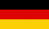 Die Deutsche Flagge in schwarz, rot, gold