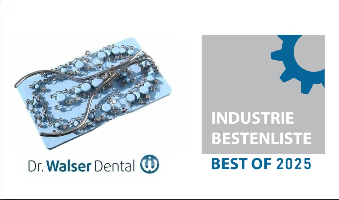 Les matrices dentaires récompensées par le prix Best of 2025 Les matrices dentaires du Dr. Walser Dental ont reçu le prix Best of 2025